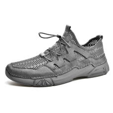 New Summer Casual Mens Shoes Mesh Breathable Hiking Shoes Men Comfortable Soft Outdoor Sneakers Zapatillas Hombre